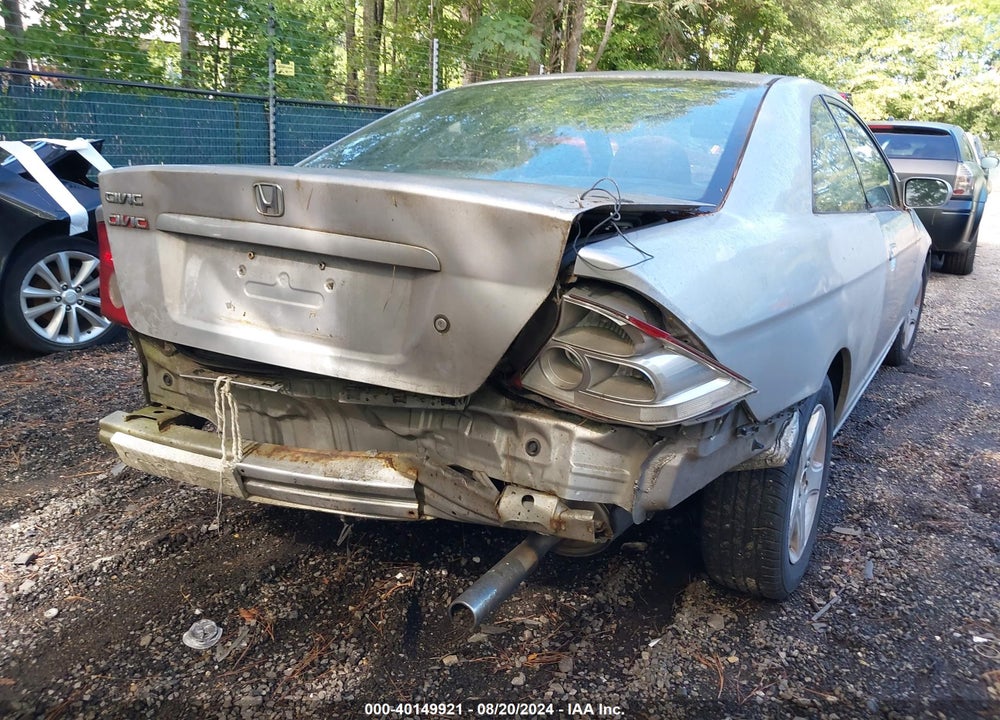 2004 HONDA CIVIC EX VIN: 1HGEM22954L020655