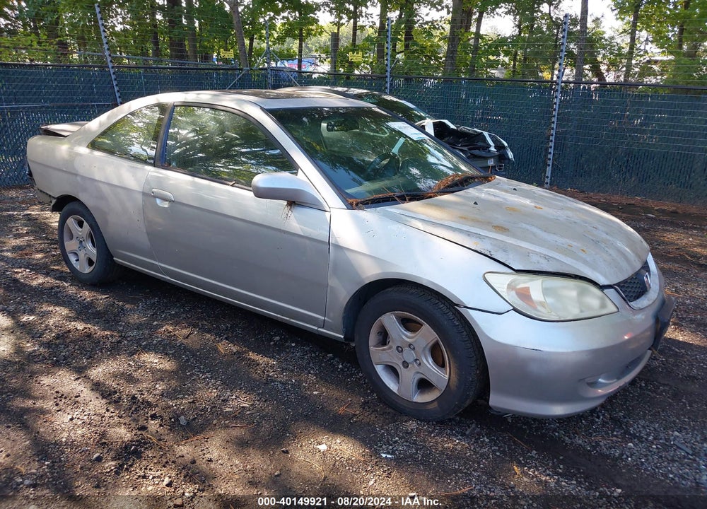 2004 HONDA CIVIC EX VIN: 1HGEM22954L020655