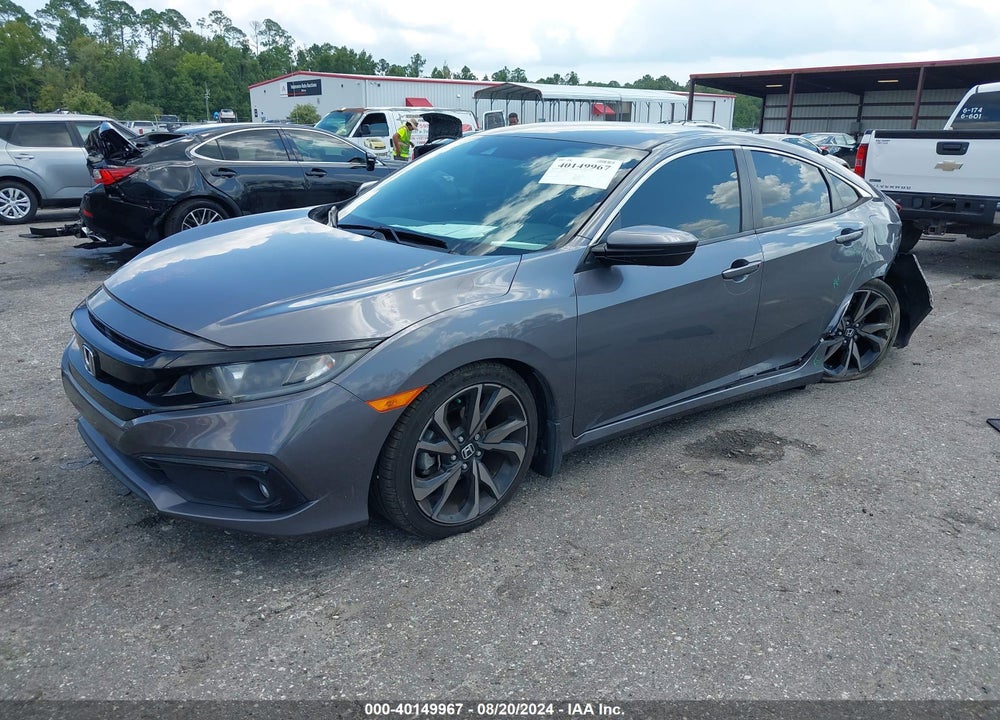 2019 HONDA CIVIC SPORT VIN: 2HGFC2F84KH591234