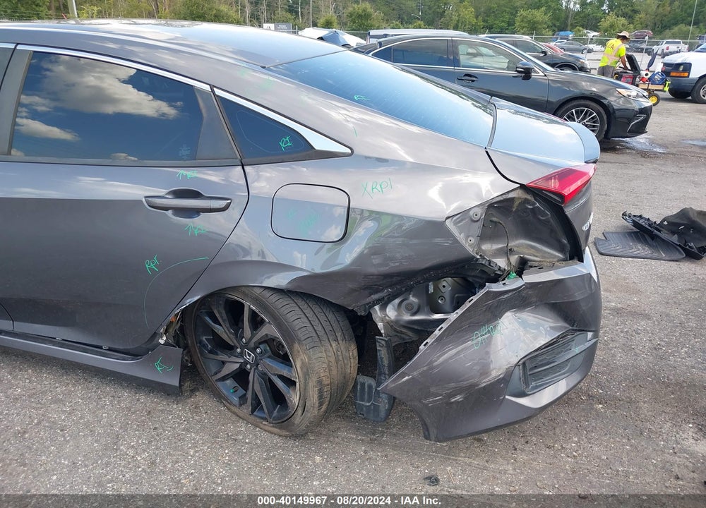 2019 HONDA CIVIC SPORT VIN: 2HGFC2F84KH591234