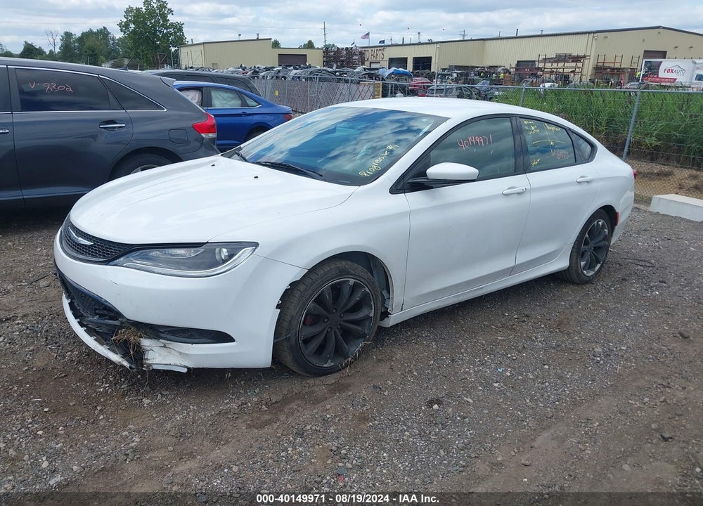 2015 CHRYSLER 200 S VIN: 1C3CCCBB2FN626573
