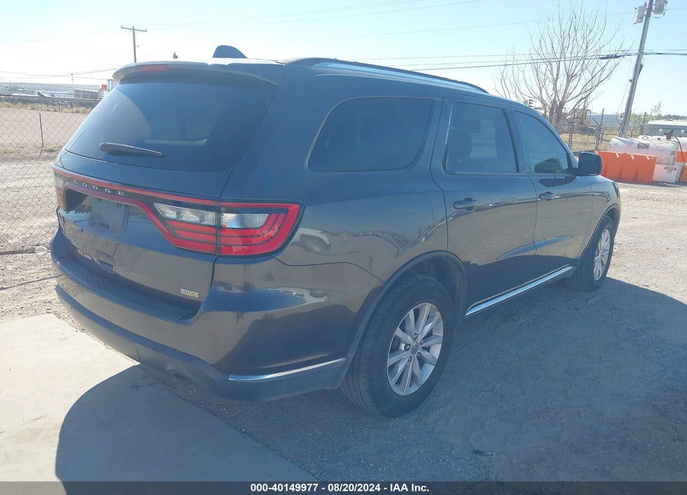 2015 DODGE DURANGO SXT VIN: 1C4RDHAG7FC244340