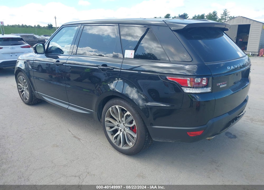 2016 LAND ROVER RANGE ROVER SPORT 5.0L V8 SUPERCHARGED/5.0L V8 SUPERCHARGED DYNAMIC VIN: SALWR2EF7GA561379