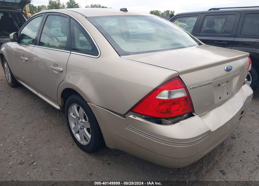 2007 FORD FIVE HUNDRED SEL VIN: 1FAFP24107G110722