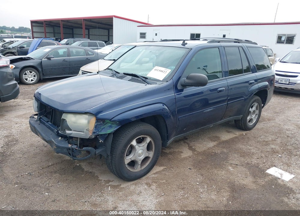 2008 CHEVROLET TRAILBLAZER LT VIN: 1GNDT13S782245218