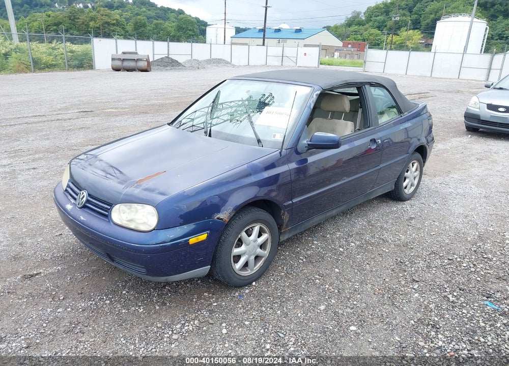 1999 VOLKSWAGEN CABRIO VIN: 3VWCB61E6XM809415