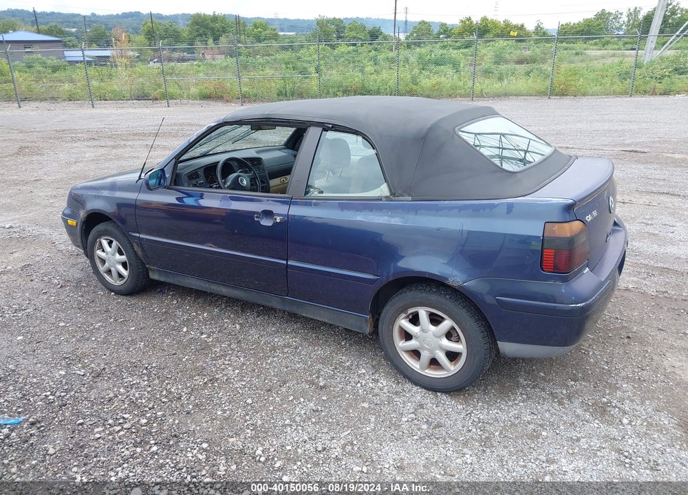 1999 VOLKSWAGEN CABRIO VIN: 3VWCB61E6XM809415
