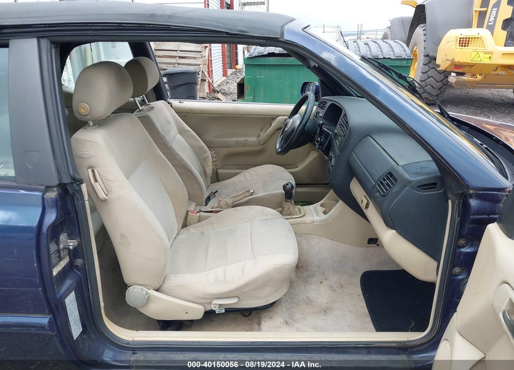 1999 VOLKSWAGEN CABRIO VIN: 3VWCB61E6XM809415