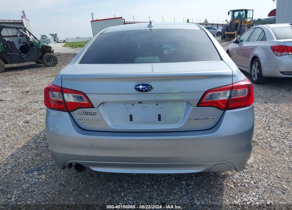 2016 SUBARU LEGACY 2.5I LIMITED VIN: 4S3BNBJ60G3019939