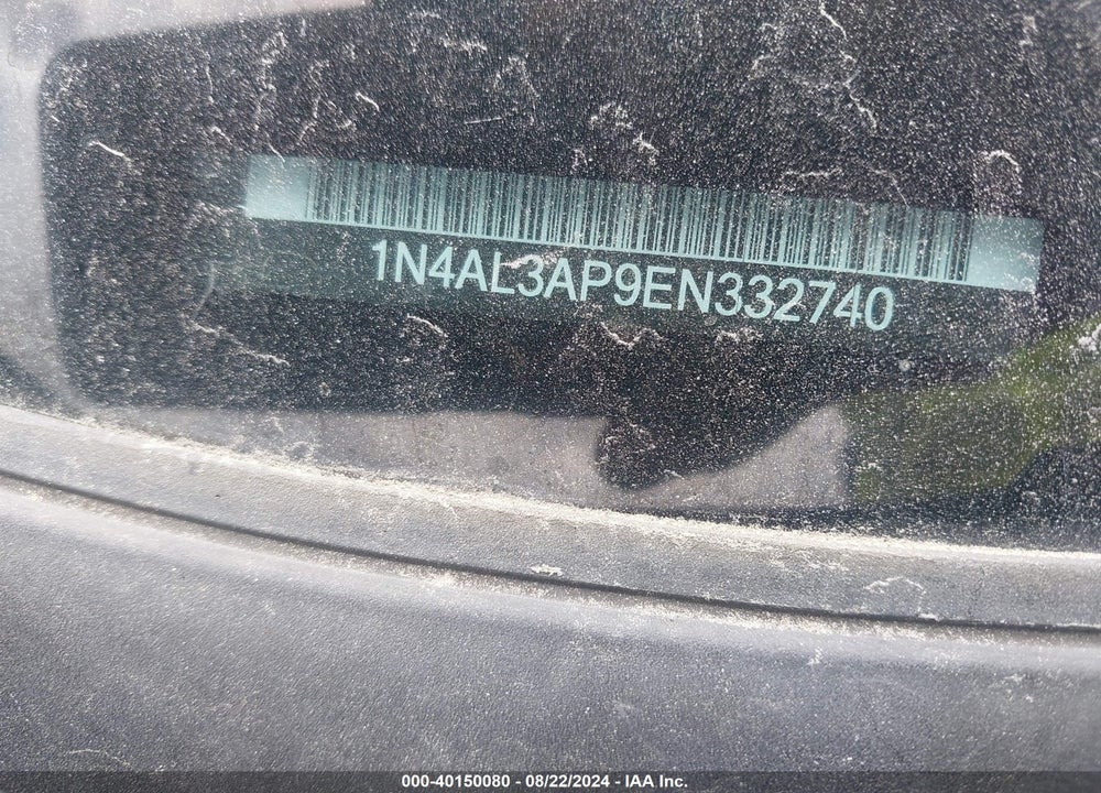 2014 NISSAN ALTIMA 2.5 S VIN: 1N4AL3AP9EN332740