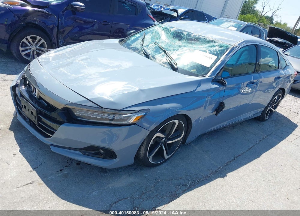 2022 HONDA ACCORD SPORT VIN: 1HGCV1F34NA020650