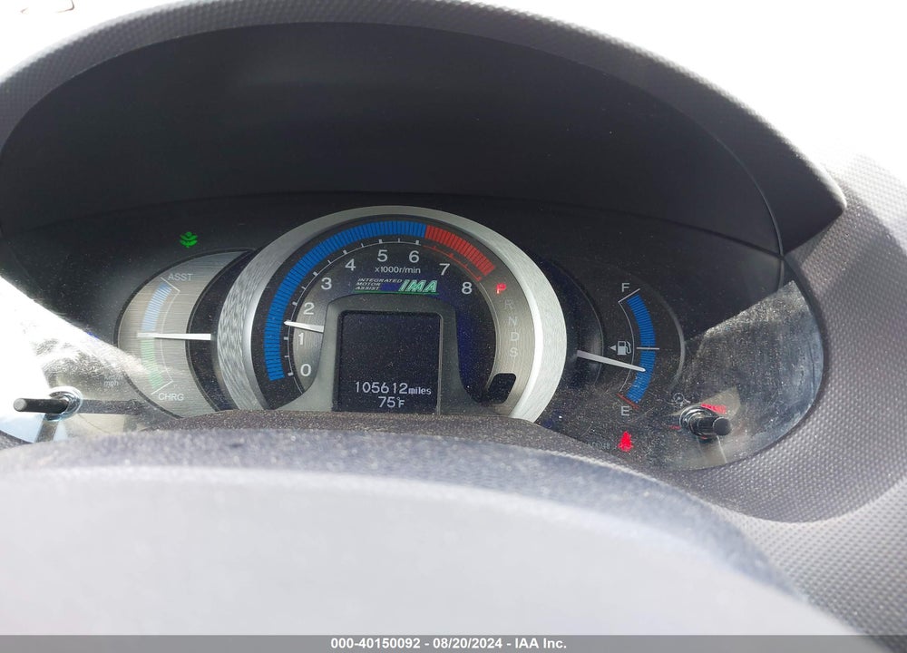 2010 HONDA INSIGHT EX VIN: JHMZE2H78AS038277