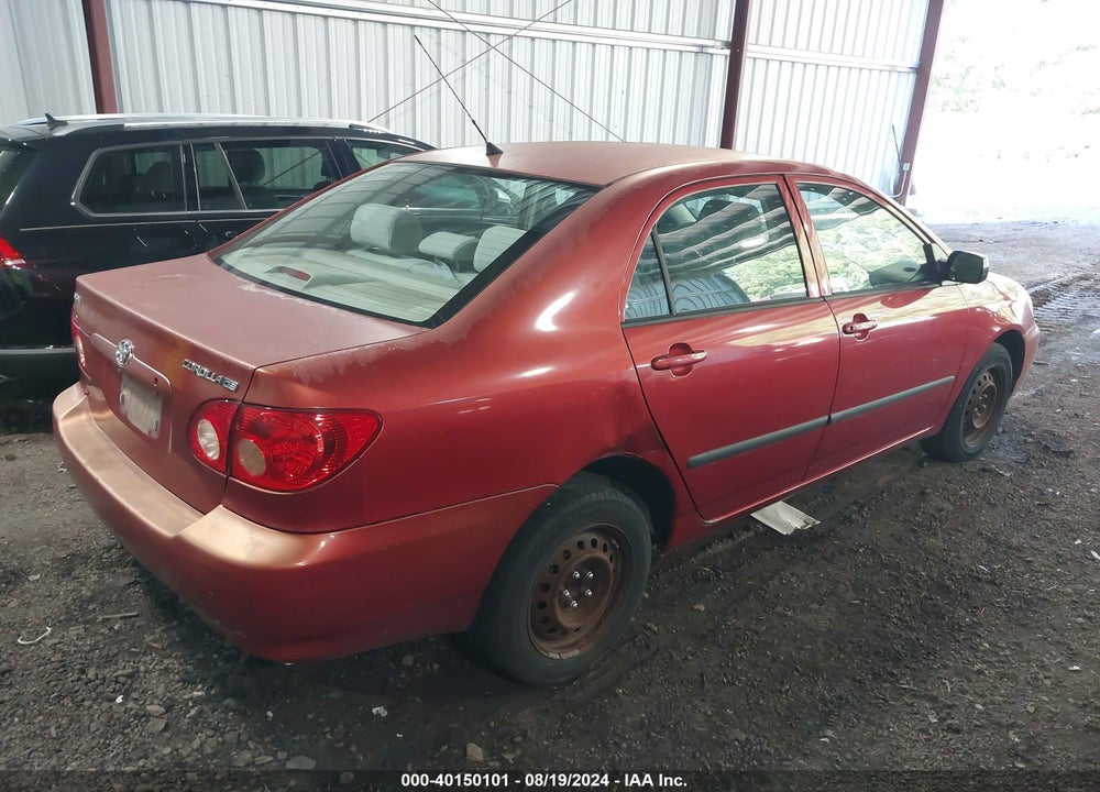 2008 TOYOTA COROLLA CE VIN: 2T1BR32E18C907530
