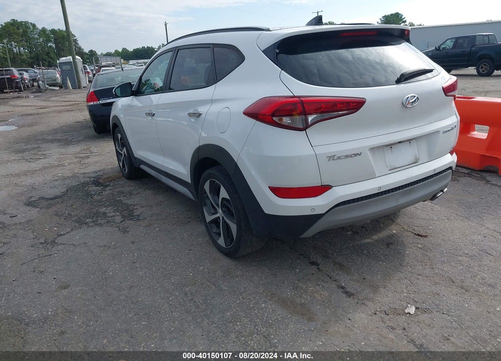 2017 HYUNDAI TUCSON LIMITED VIN: KM8J33A20HU432780