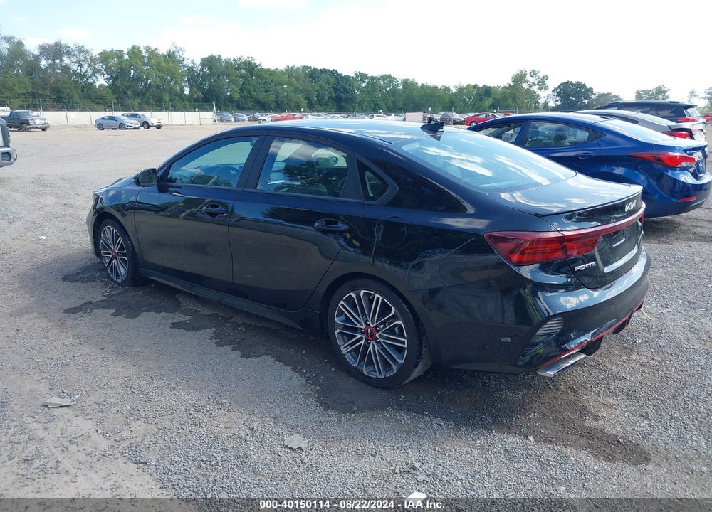 2022 KIA FORTE GT VIN: 3KPF44AC9NE501868