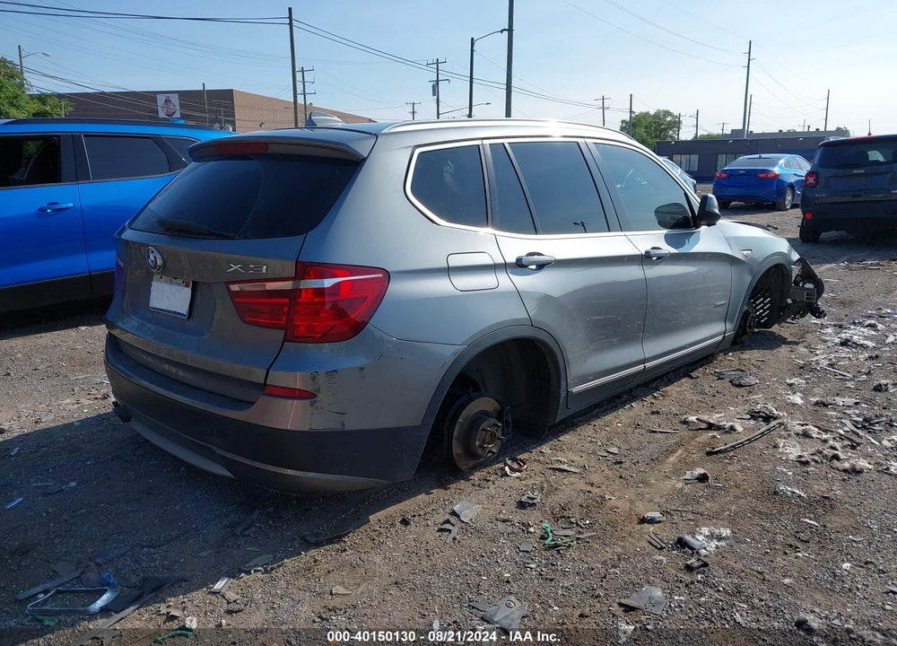 2013 BMW X3 XDRIVE28I VIN: 5UXWX9C58D0A28508