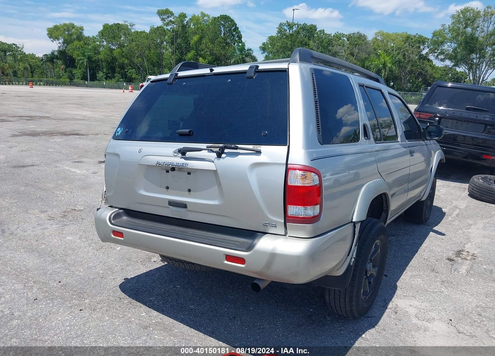 2003 NISSAN PATHFINDER SE VIN: JN8DR09X43W710631