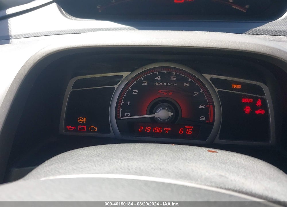 2008 HONDA CIVIC SI/SI MUGEN VIN: 2HGFA55518H707870