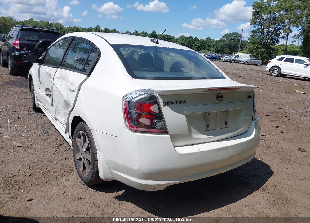 2012 NISSAN SENTRA 2.0 SR VIN: 3N1AB6AP9CL666250