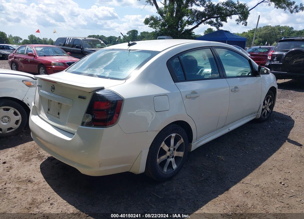2012 NISSAN SENTRA 2.0 SR VIN: 3N1AB6AP9CL666250