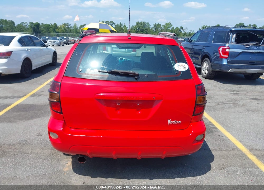 2006 PONTIAC VIBE VIN: 5Y2SL65876Z439055