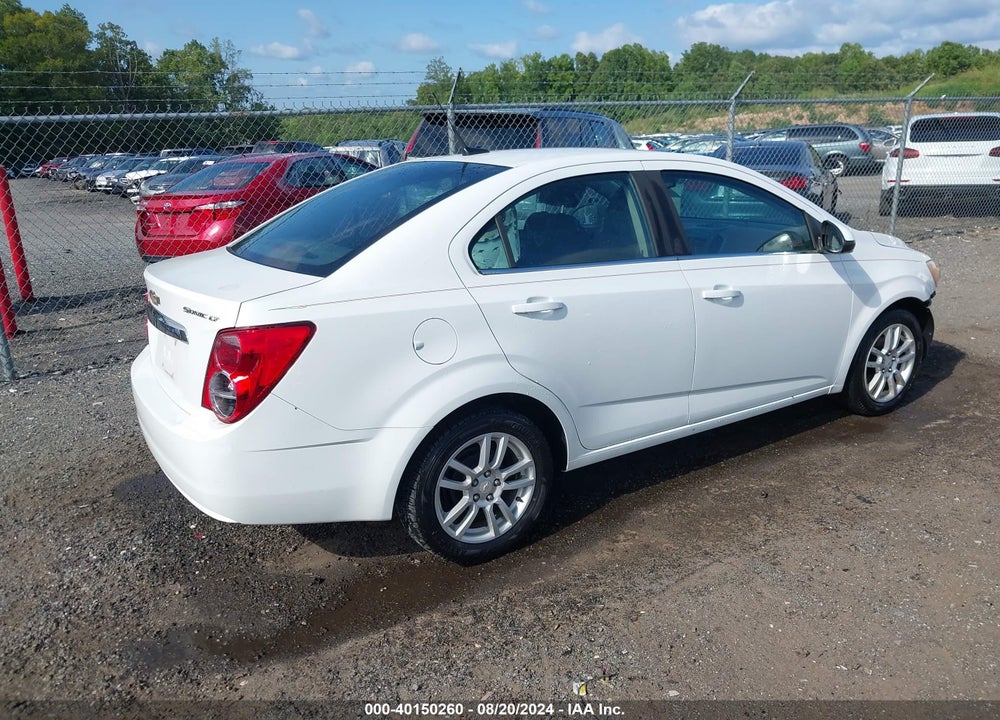 2012 CHEVROLET SONIC 2LT VIN: 1G1JC5SHXC4186440