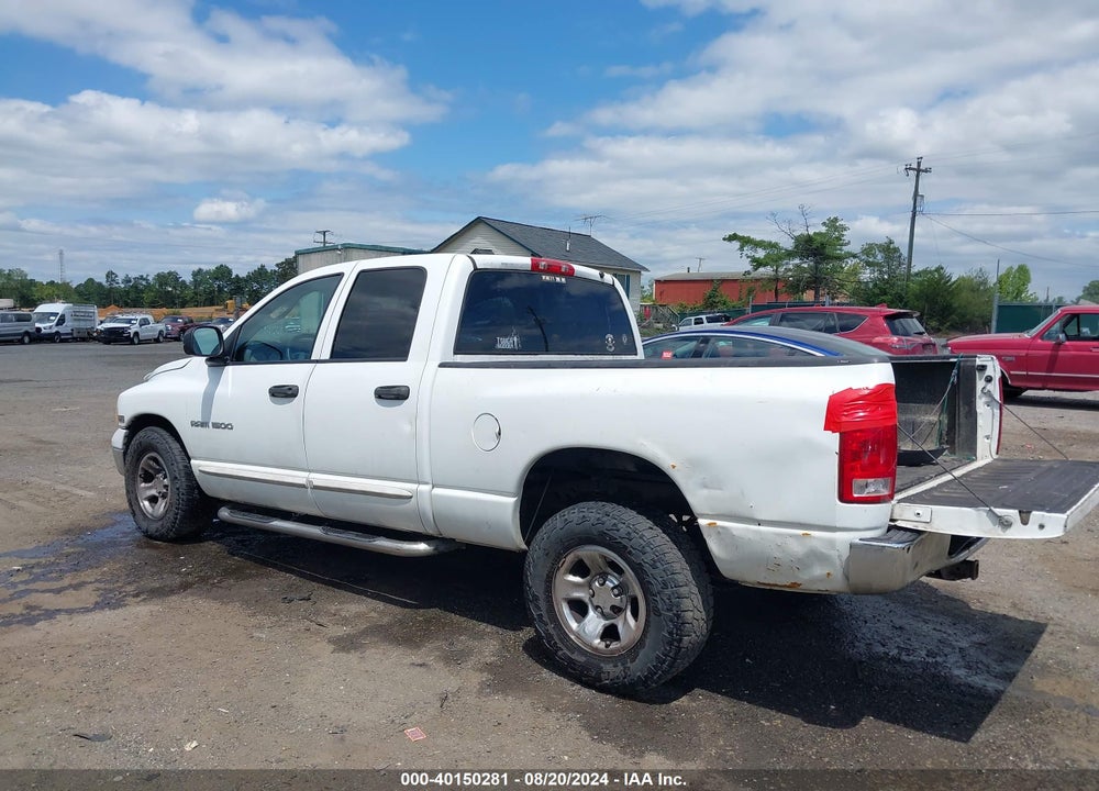 2003 DODGE RAM 1500 SLT/LARAMIE/ST VIN: 1D7HA18D63J649240
