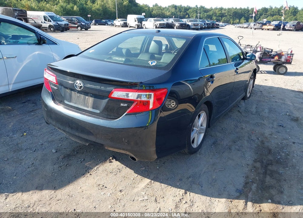2012 TOYOTA CAMRY SE VIN: 4T1BF1FK7CU149505