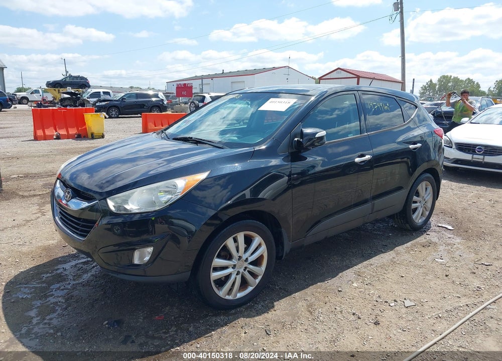 2013 HYUNDAI TUCSON LIMITED VIN: KM8JU3AC8DU683918