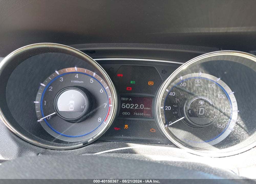 2013 HYUNDAI SONATA GLS VIN: 5NPEB4AC6DH561330