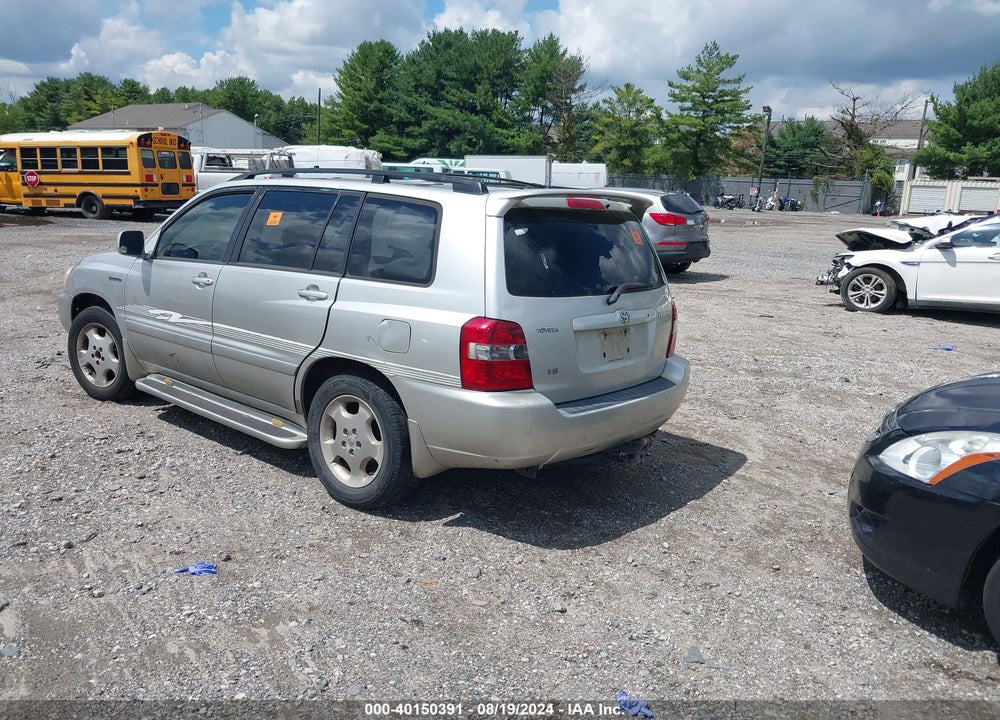 2005 TOYOTA HIGHLANDER LIMITED V6 VIN: JTEDP21A050079558