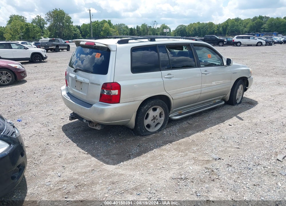 2005 TOYOTA HIGHLANDER LIMITED V6 VIN: JTEDP21A050079558