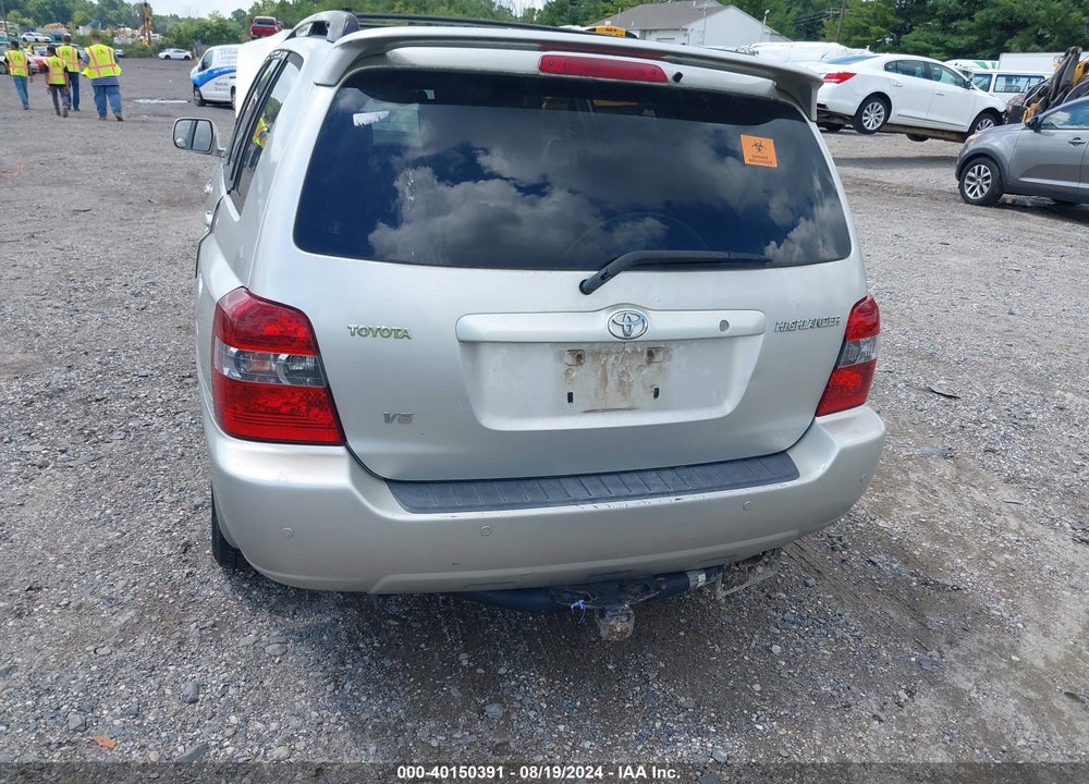 2005 TOYOTA HIGHLANDER LIMITED V6 VIN: JTEDP21A050079558