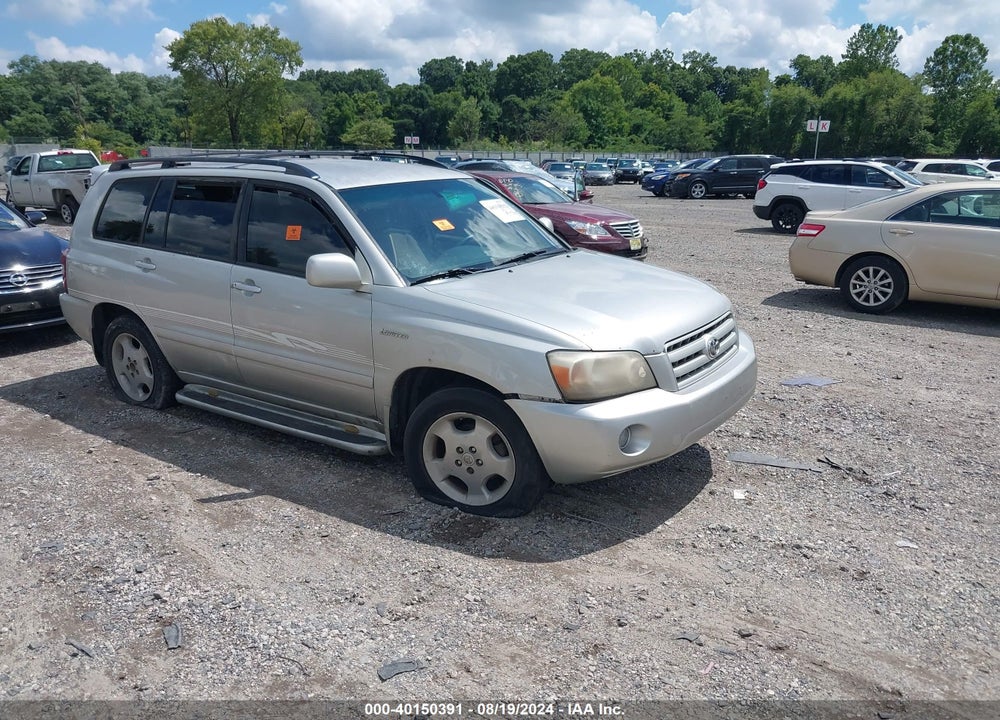 2005 TOYOTA HIGHLANDER LIMITED V6 VIN: JTEDP21A050079558
