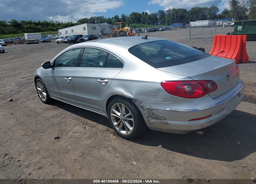 2009 VOLKSWAGEN CC LUXURY VIN: WVWHL73C29E510942