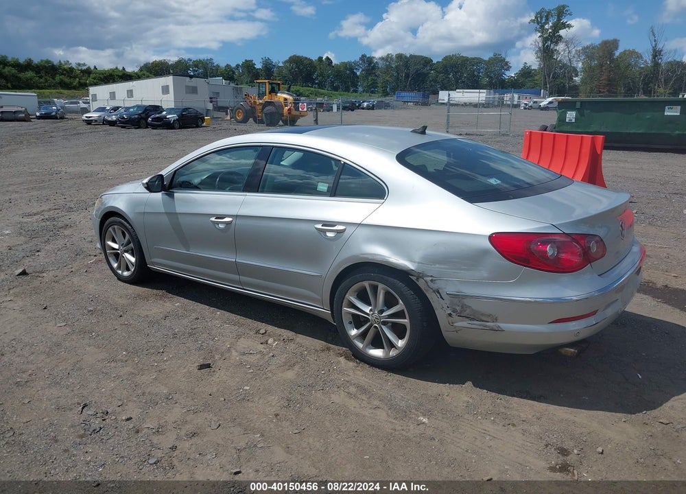 2009 VOLKSWAGEN CC LUXURY VIN: WVWHL73C29E510942
