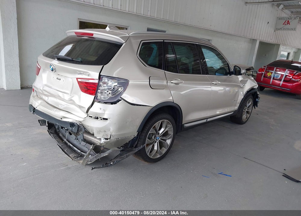 2017 BMW X3 SDRIVE28I VIN: 5UXWZ7C31H0X40598