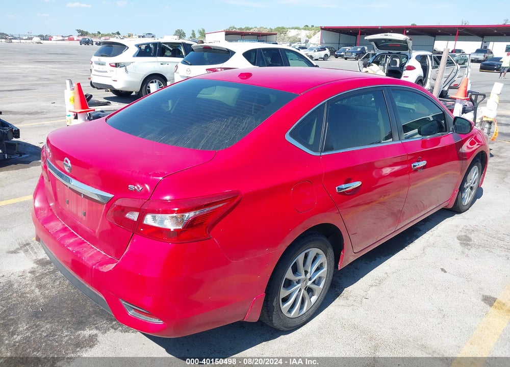 2018 NISSAN SENTRA SV VIN: 3N1AB7AP9JY268462