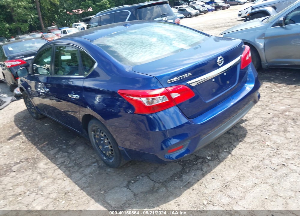 2017 NISSAN SENTRA SV VIN: 3N1AB7APXHY328582