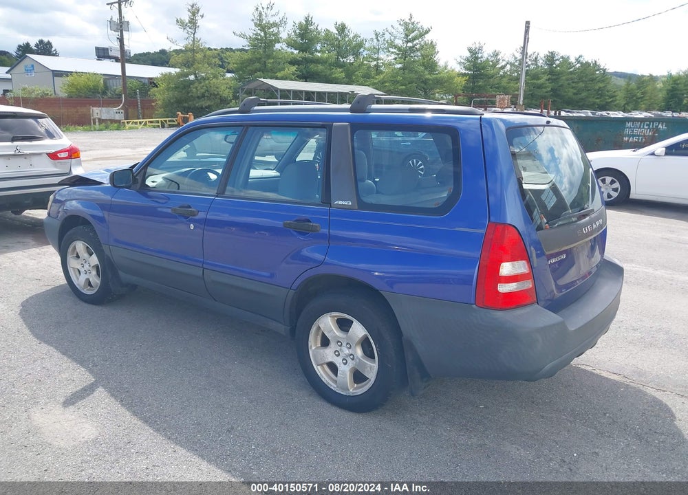 2004 SUBARU FORESTER 2.5X VIN: JF1SG63674G760324