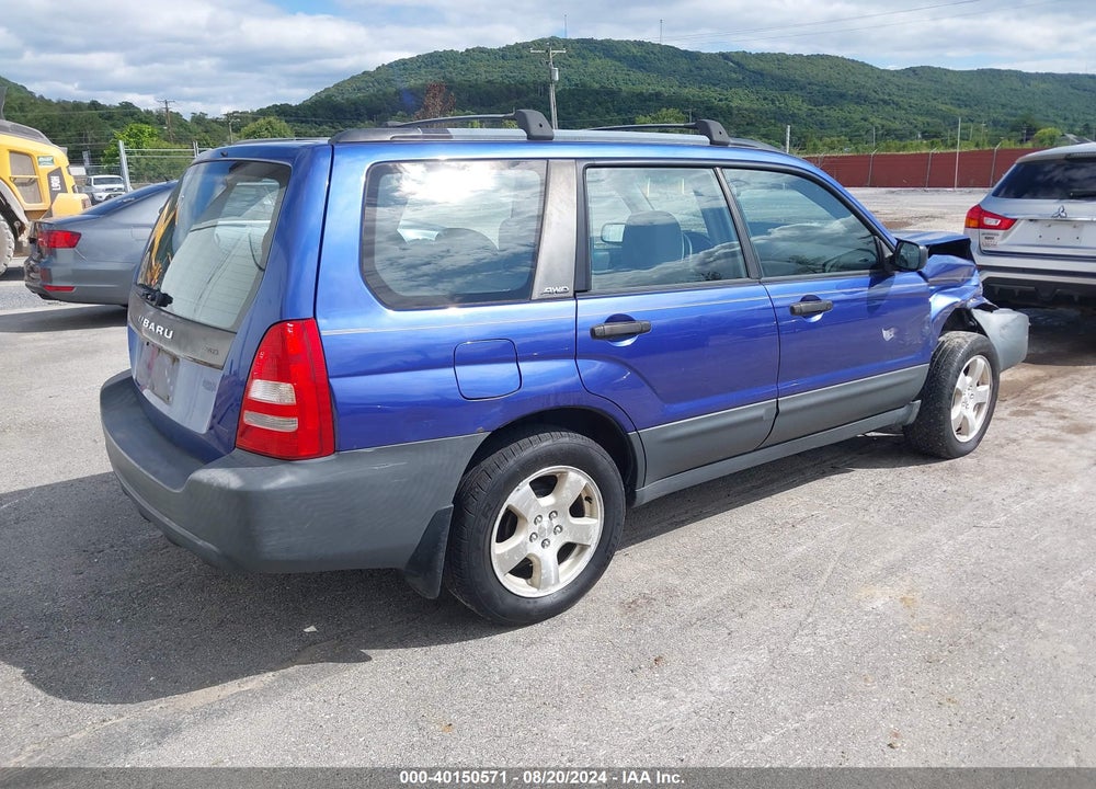 2004 SUBARU FORESTER 2.5X VIN: JF1SG63674G760324