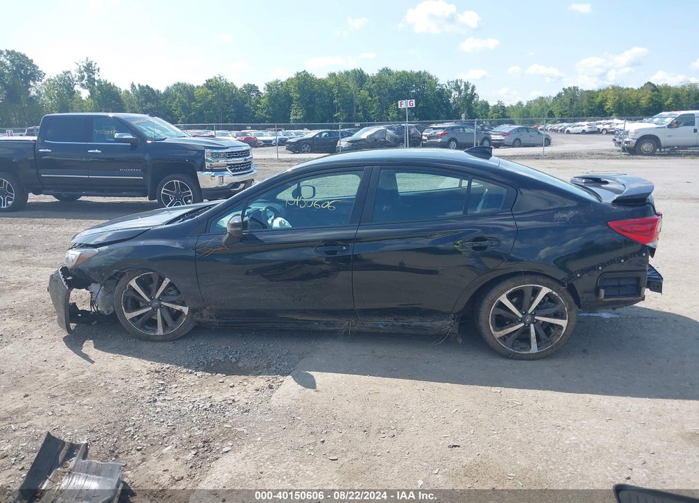 2022 SUBARU IMPREZA SPORT VIN: 4S3GKAL65N3608052