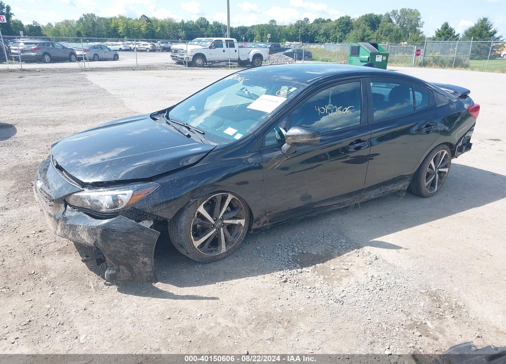 2022 SUBARU IMPREZA SPORT VIN: 4S3GKAL65N3608052