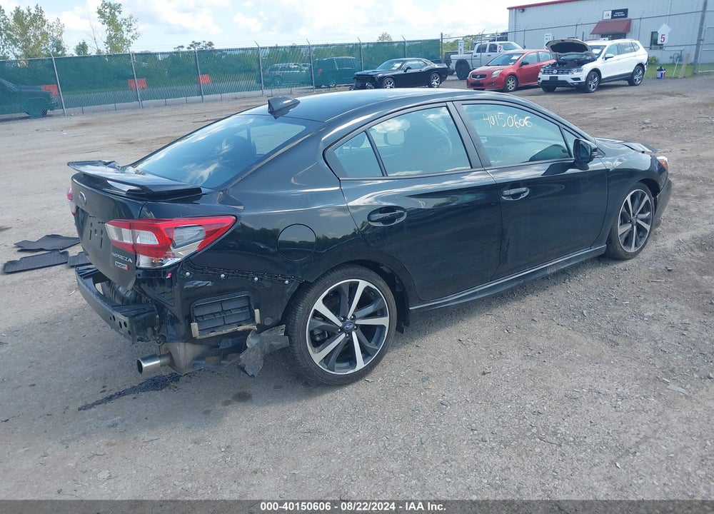 2022 SUBARU IMPREZA SPORT VIN: 4S3GKAL65N3608052