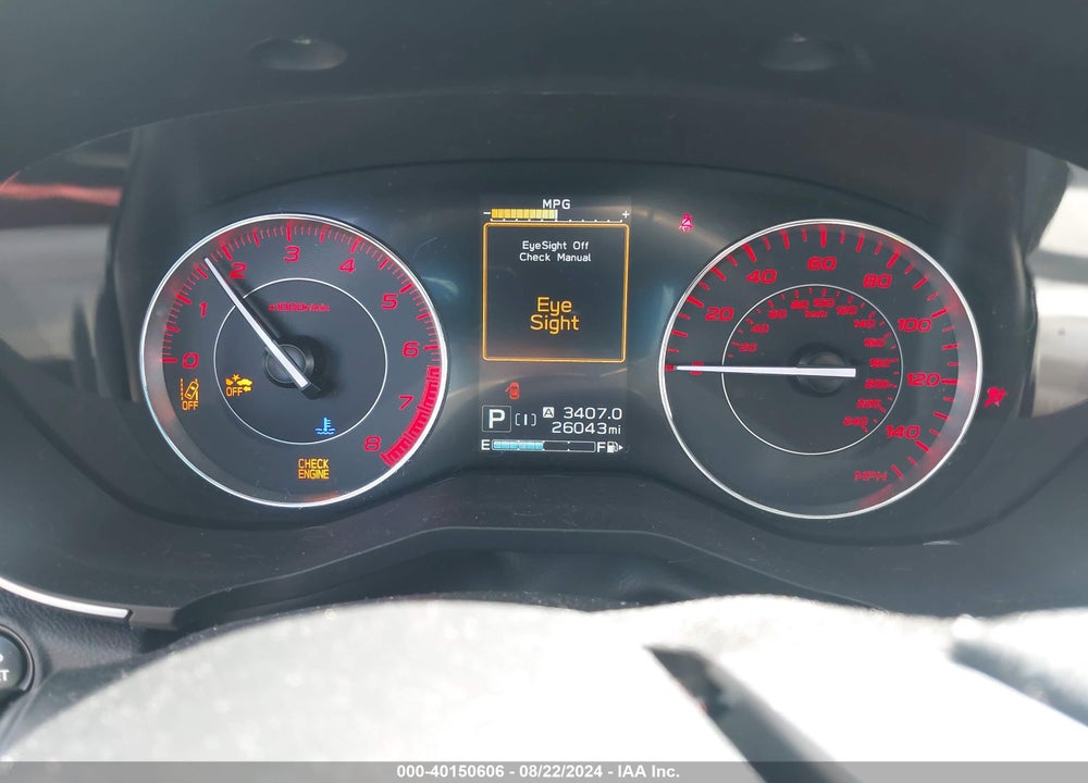 2022 SUBARU IMPREZA SPORT VIN: 4S3GKAL65N3608052