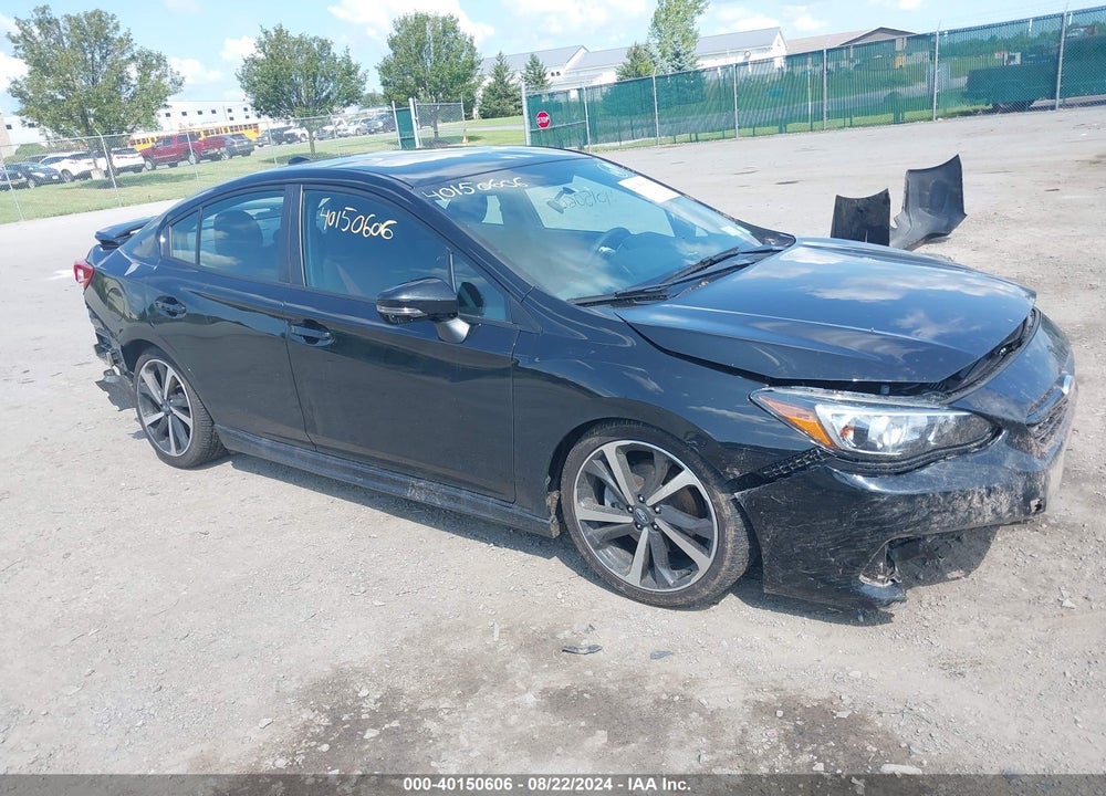 2022 SUBARU IMPREZA SPORT VIN: 4S3GKAL65N3608052