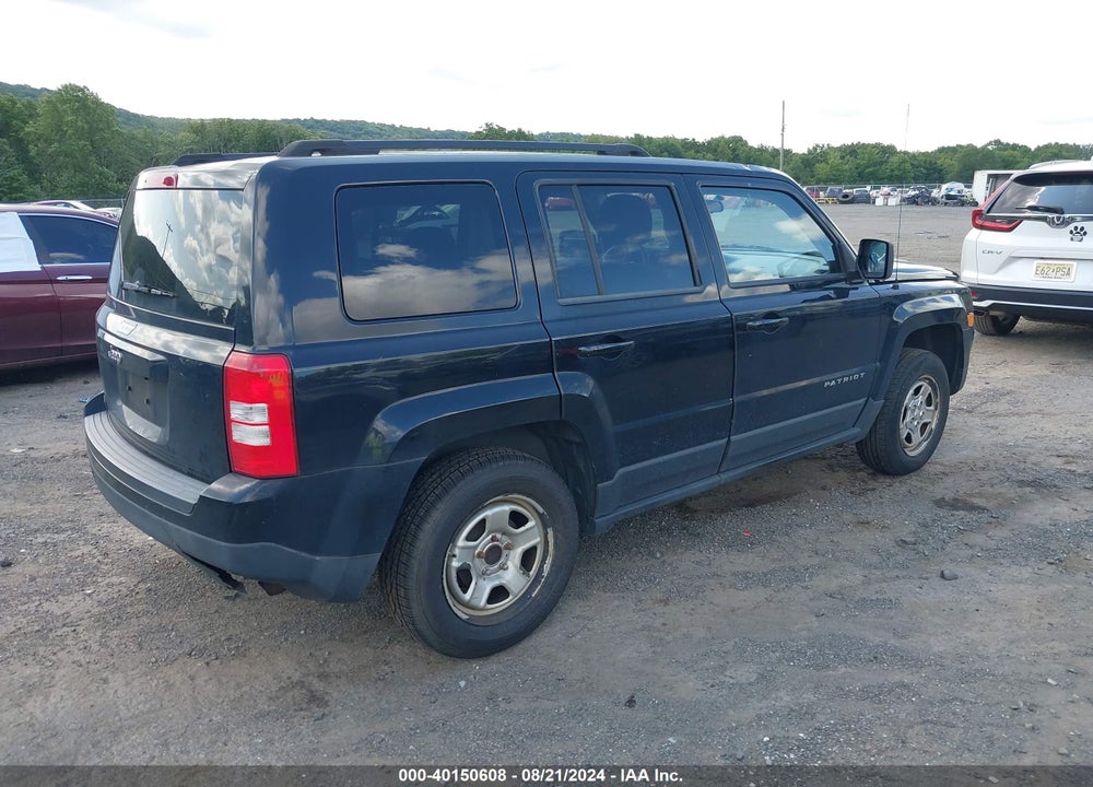 2012 JEEP PATRIOT SPORT VIN: 1C4NJPBA5CD706251