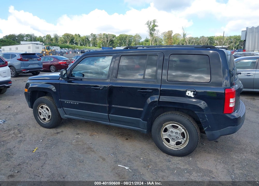 2012 JEEP PATRIOT SPORT VIN: 1C4NJPBA5CD706251