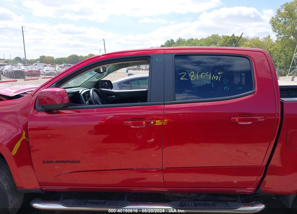 2021 CHEVROLET COLORADO 4WD SHORT BOX LT VIN: 1GCGTCEN9M1287513
