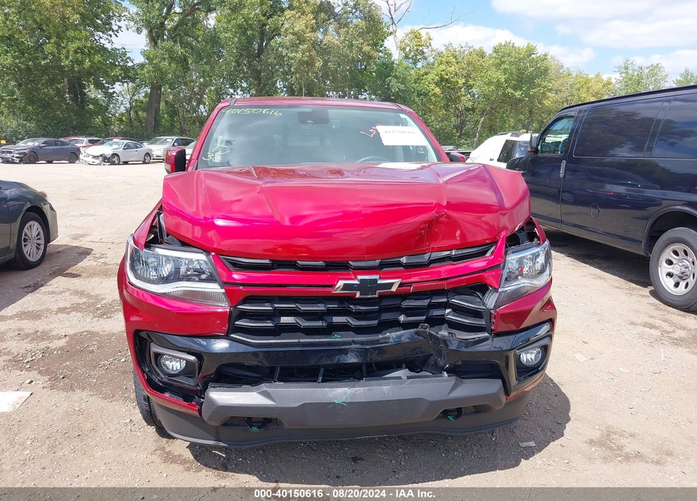 2021 CHEVROLET COLORADO 4WD SHORT BOX LT VIN: 1GCGTCEN9M1287513